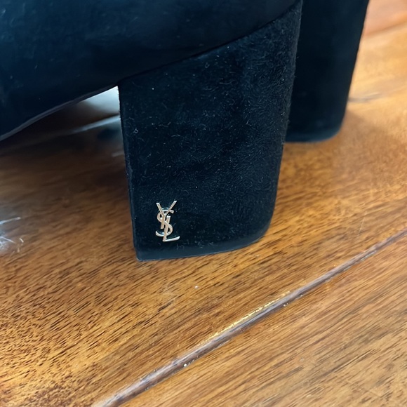 Saint Laurent Suede Booties - Picture 5 of 7